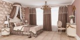 Текстиль для спальни: шторы, балдахин, покрывало, декоративные подушки